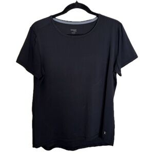 Black womens top (semi-fitted)